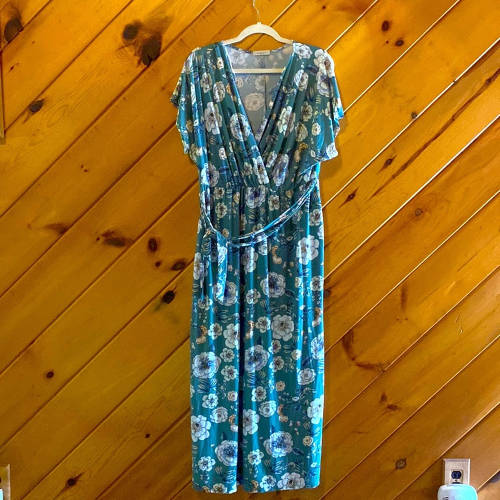 Gilli floral full length dress